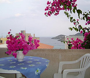 Eriketi Studios Agia Marina - view from the balcony