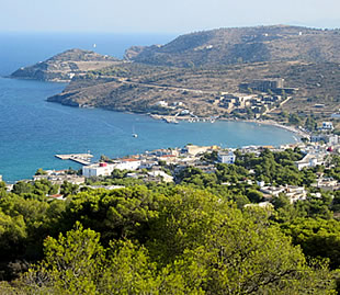 View towards Agia Marina
