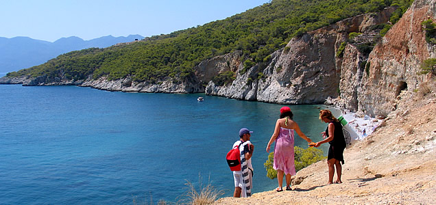Chalikiada beach Agistri island