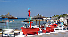 Avra beach - Aegina town - Aegina island