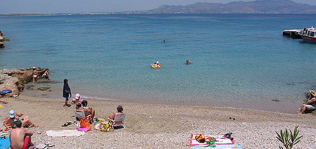Skala beach Agistri island