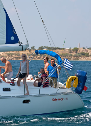 Learn to sail a yacht on Aegina