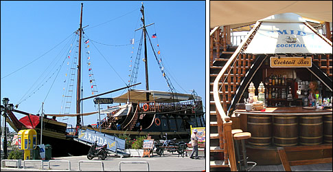 Armida - the classic boat - cafe - cocktail bar - aegina town - Aegina island - Greece