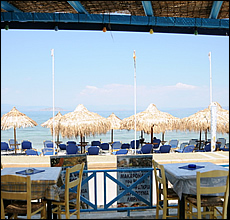 Yialos Taverna - located in front of Laza Beach Inn