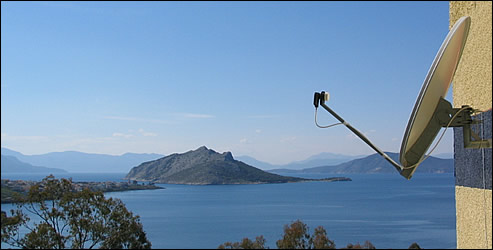 Satellite, tv & security systems - Aegina island - Greece