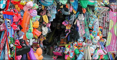 Shops Aghia Marina - Aegina island - Greece