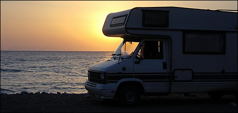 Budget campers - Aegina island - Greece
