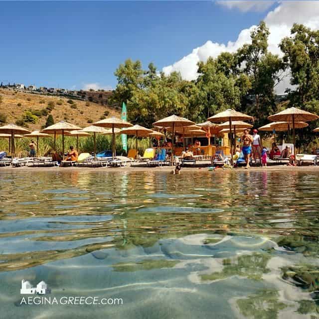 Klima beach on Aegina island - Aigina - Greece