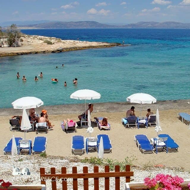 Loutra beach Souvala Aegina