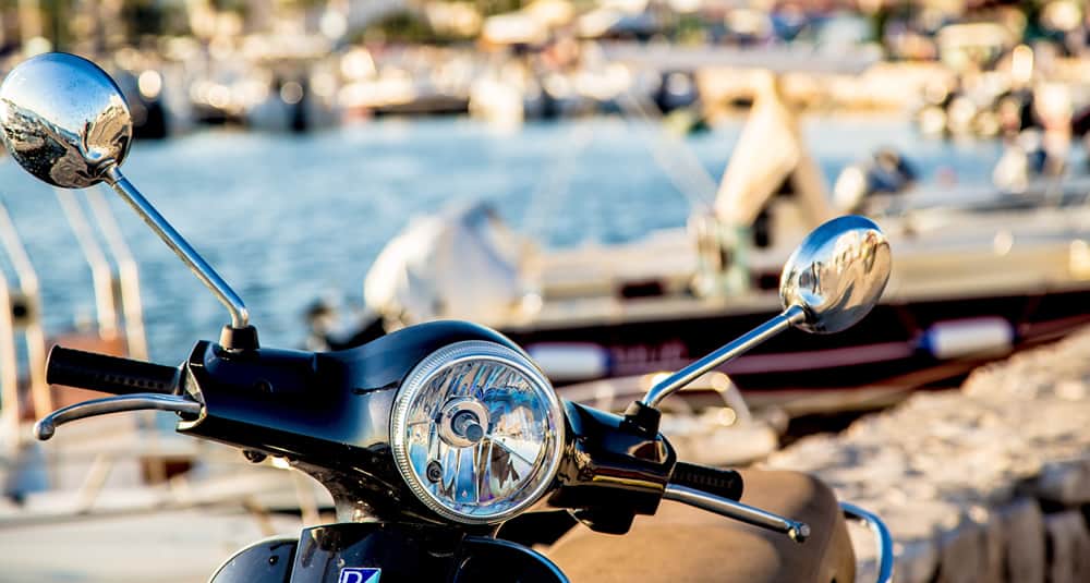 explore aegina by motor bike